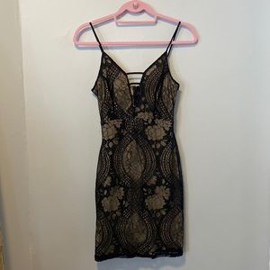 Lace little black dress!